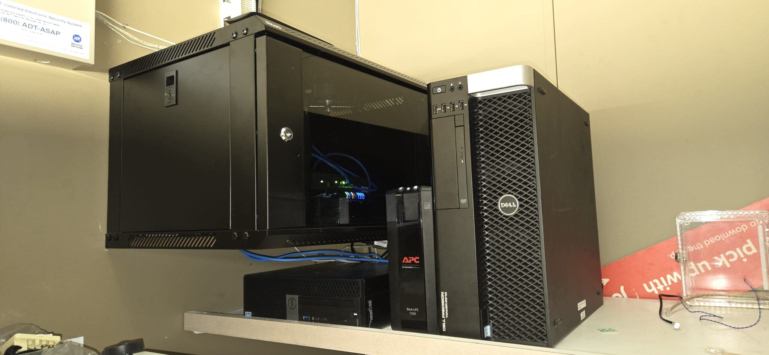 Installing Network Cabinets for Improved Cable Management and System Cooling